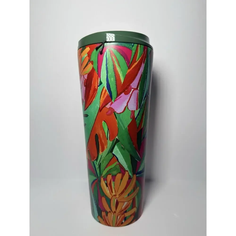 Starbucks X Farm Rio 2025 Limited Edition BANANA LEAVES 16oz Tumbler Mug NWT